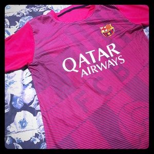 Qatar Pink Soccer Jersey